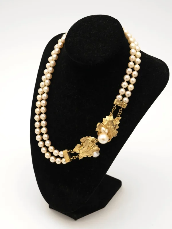 Collana a Due Fili di Perle Collana a Due Fili di Perle